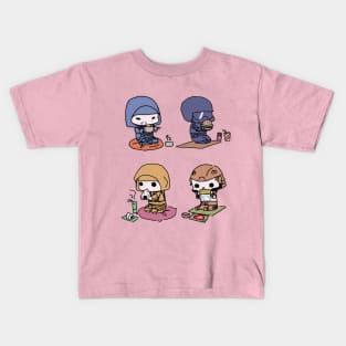 MK chibi clans Kids T-Shirt